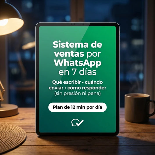 Sistema de ventas por WhatsApp en 7 días